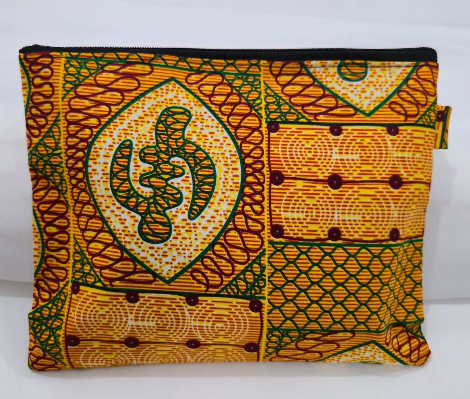 Pochette en Wax la Sankofa Pochette en Wax la Sankofa