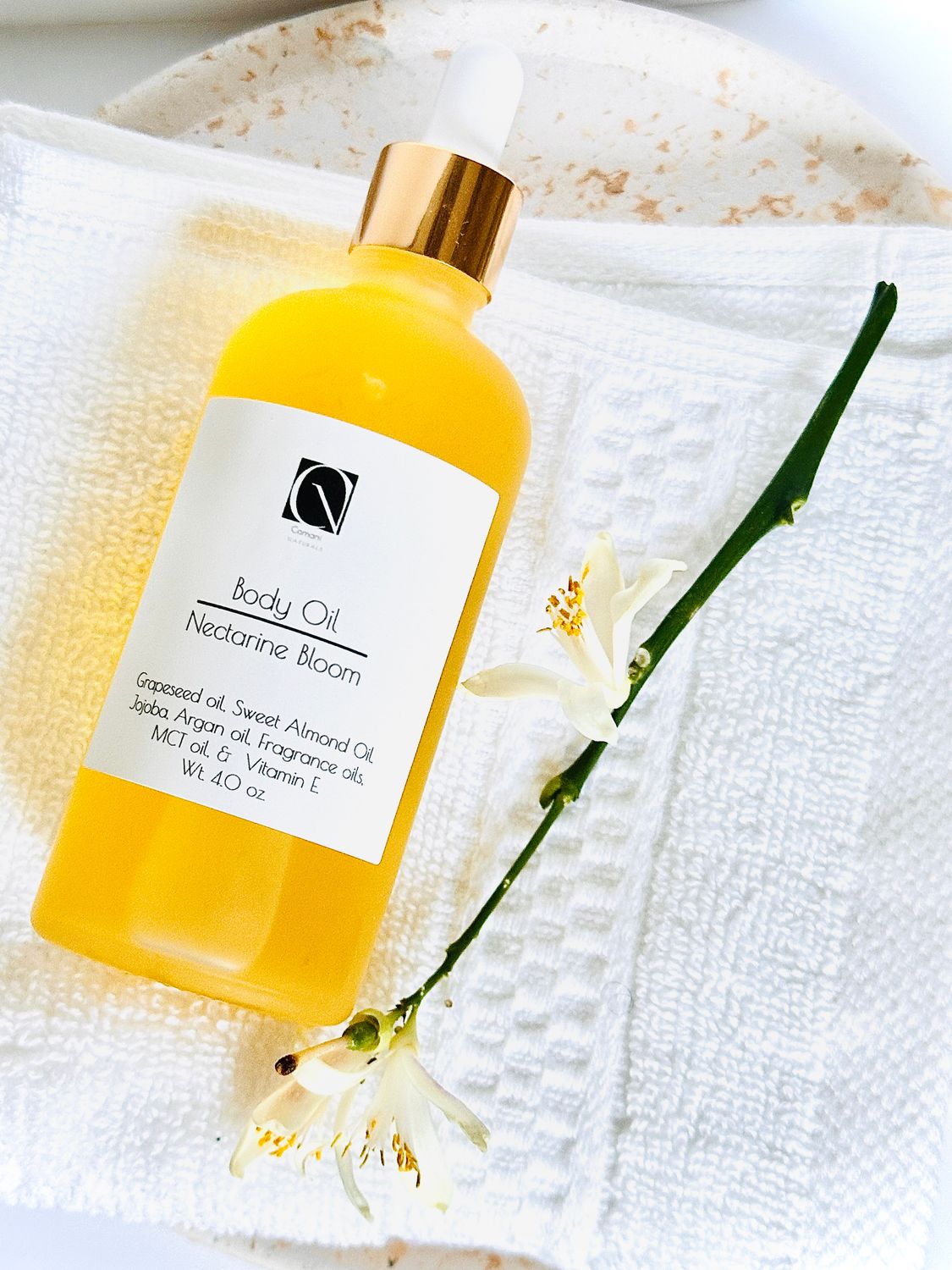 Nectarine Bloom (4 oz Botanical Body Oil)