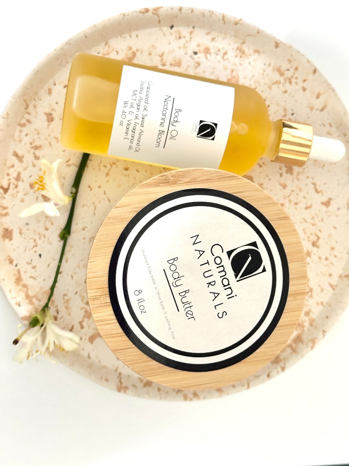 Nectarine Bloom Body Oil &amp; Butter Set