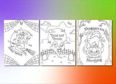 Sober Halloween Coloring Pages