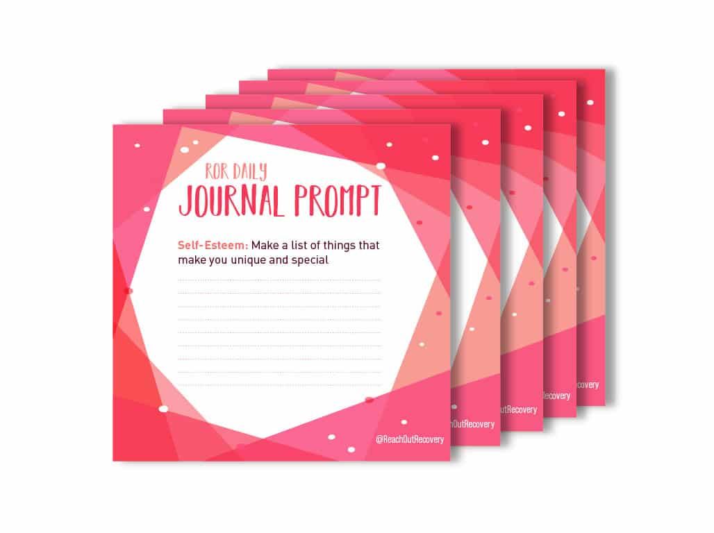 Self-Esteem Journal Prompts Download