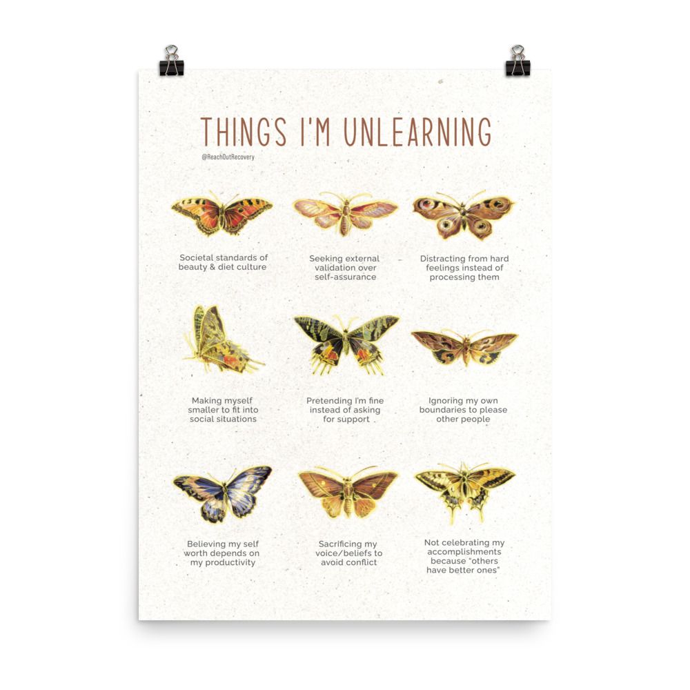 Things I'm Unlearning Downloadable Poster