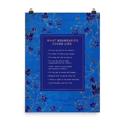 What Boundaries Sound Like Downloadable Poster