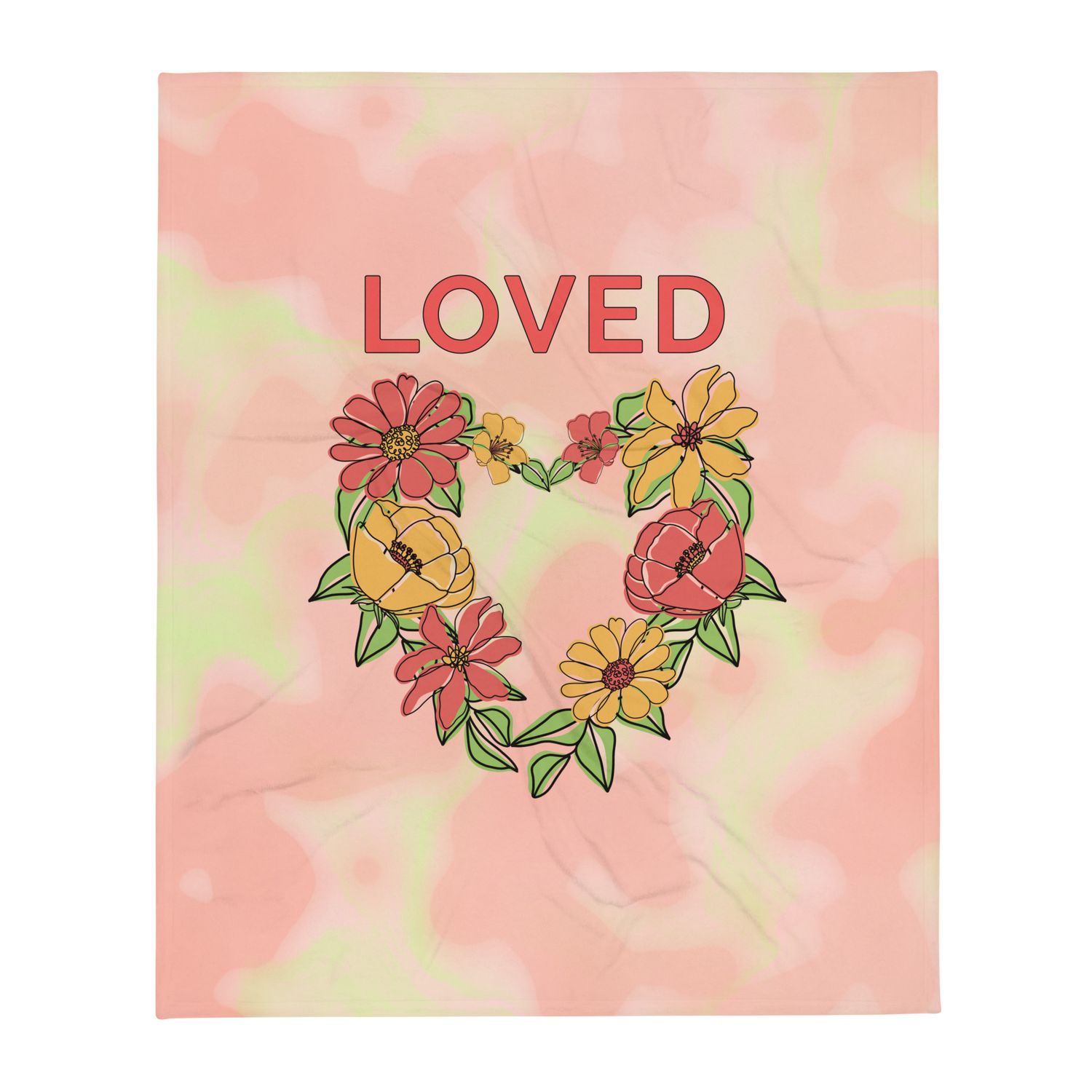 Loved Throw Blanket