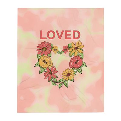Loved Throw Blanket