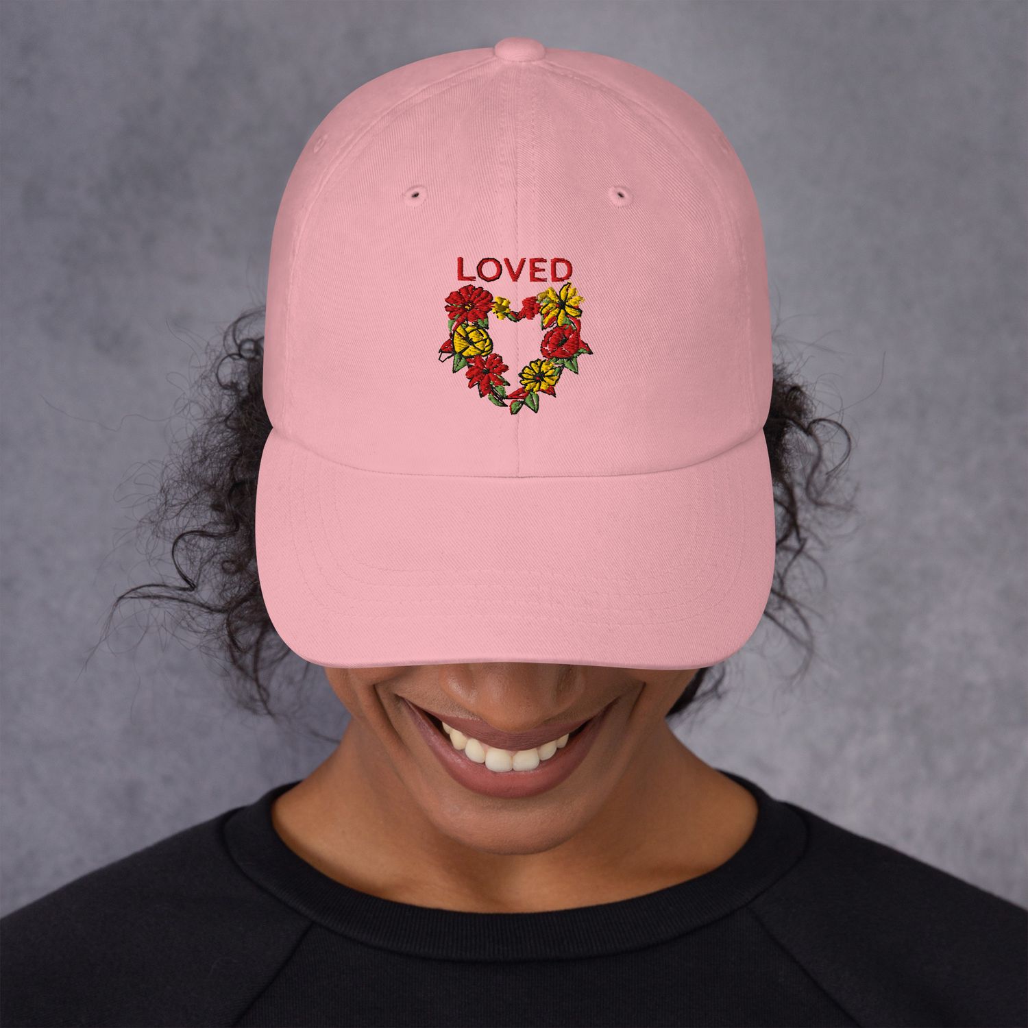 Loved Embroidered Dad hat