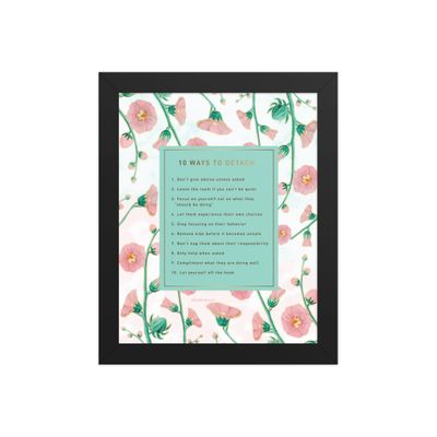 10 Ways To Detach Framed poster