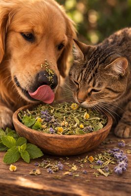 Basis kruiden mix Hond, Kat en andere dieren