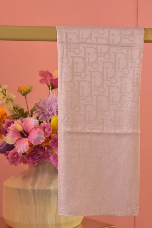 Korte sjaal dior roze