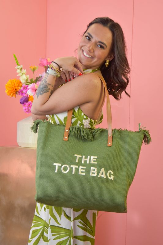 Shopper Tote bag legergroen