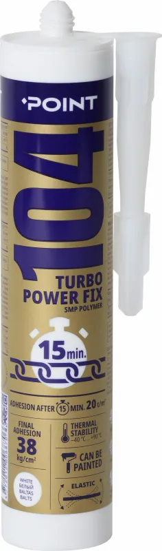Point 104 TURBO FAST&amp;STRONG FIX hibrīdlīme