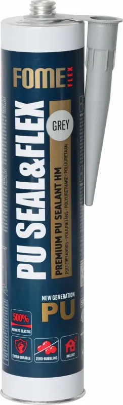 FOME FLEX PU SEAL&amp;FLEX PREMIUM, Jaunās paaudzes profesionāls poliuretāna hermētiķis un līme