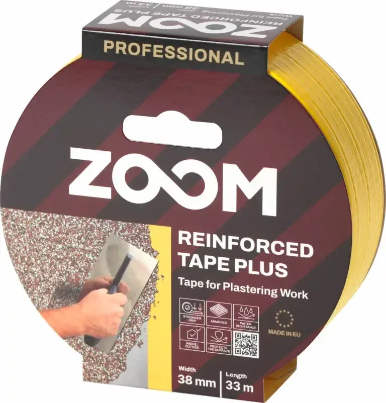 ZOOM Lenta remontdarbiem, armēta, Izmēri: 38mm