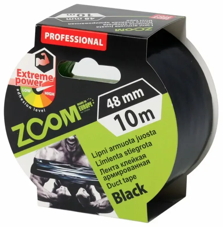 Zoom Profesionālā armētā līmlenta 48mm, Izmēri: 48 mm x 10 m