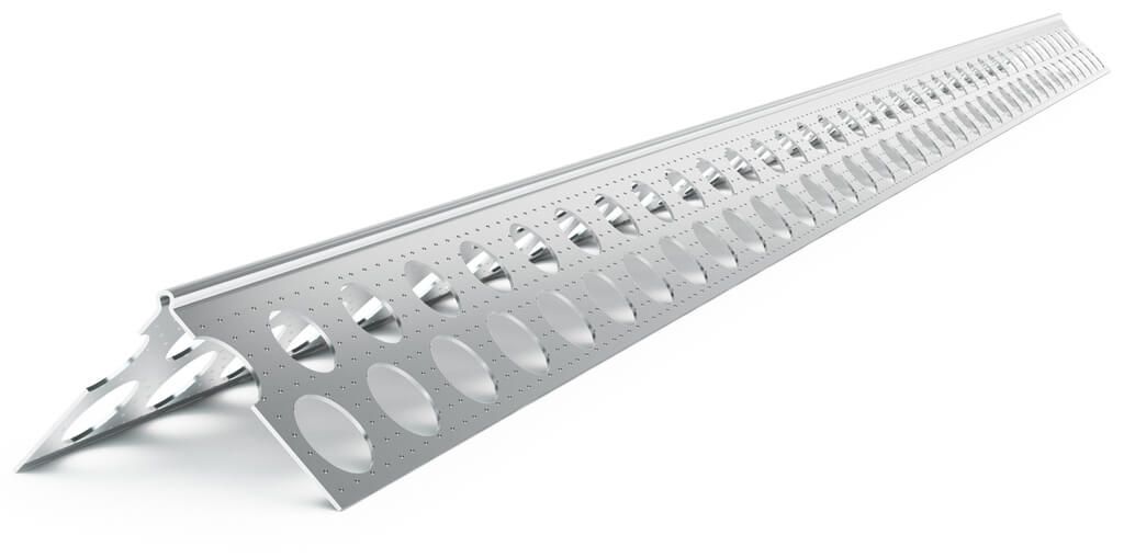 Alumīnija stūra šina 23.5mm × 23.5mm ar reljefu