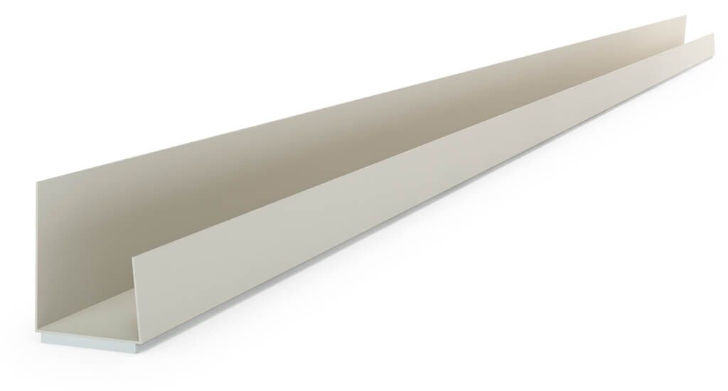 PVC nobeiguma profils pašlīmējošais 12.5mm