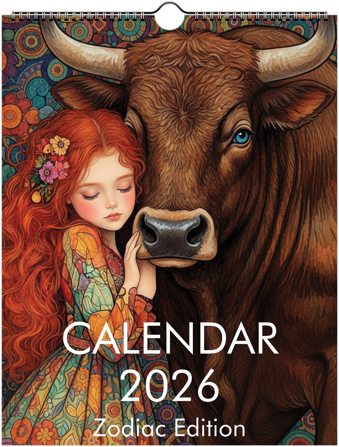 Wall Calendar 2026 (Letter Size) - Zodiac Edition (US &amp; CANADA ONLY)