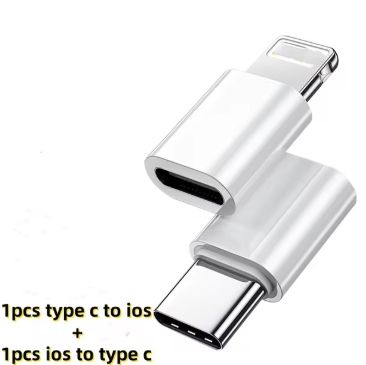 2 Pc MiniMicPro Adapter For iPhone &amp; Type C