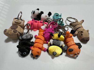 Articulated Animal Keychains