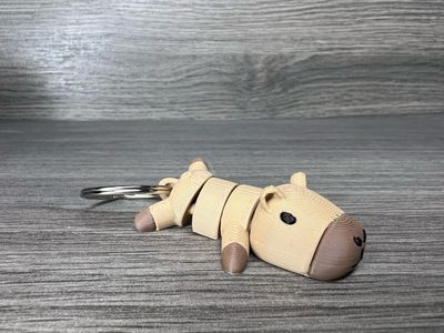 Capybara Keychain