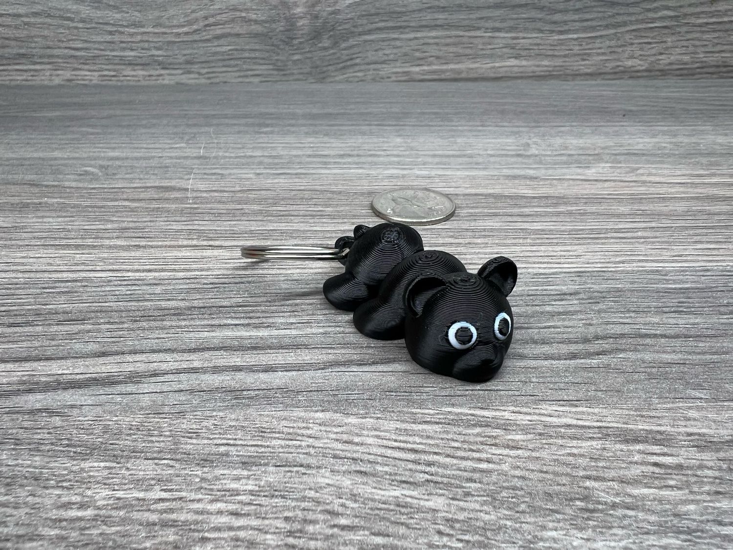 Baby Black Bear Keychain