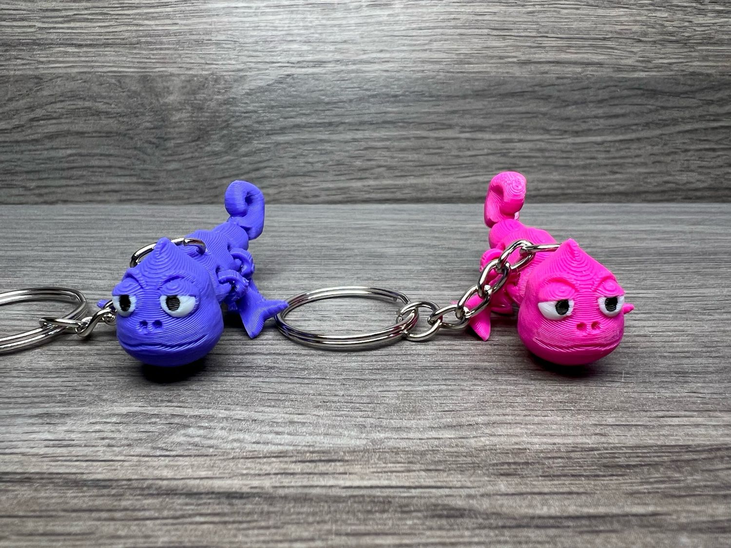Mini Gecko Keychains