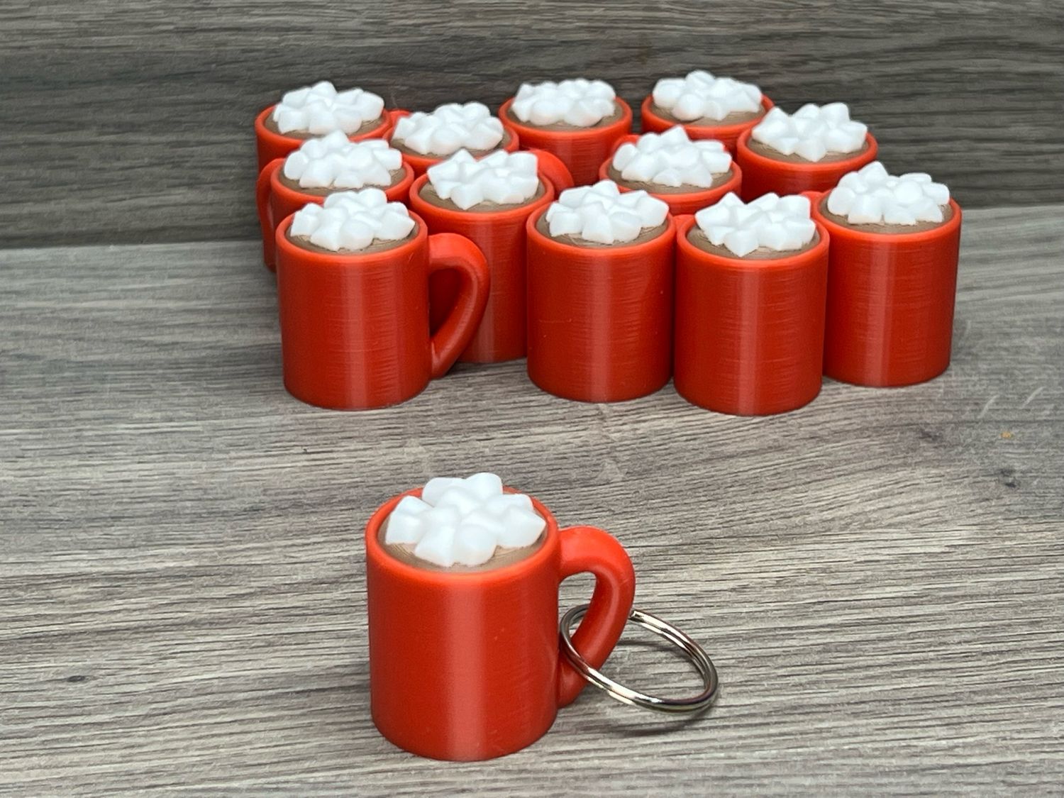 Hot Chocolate Mug Keychains