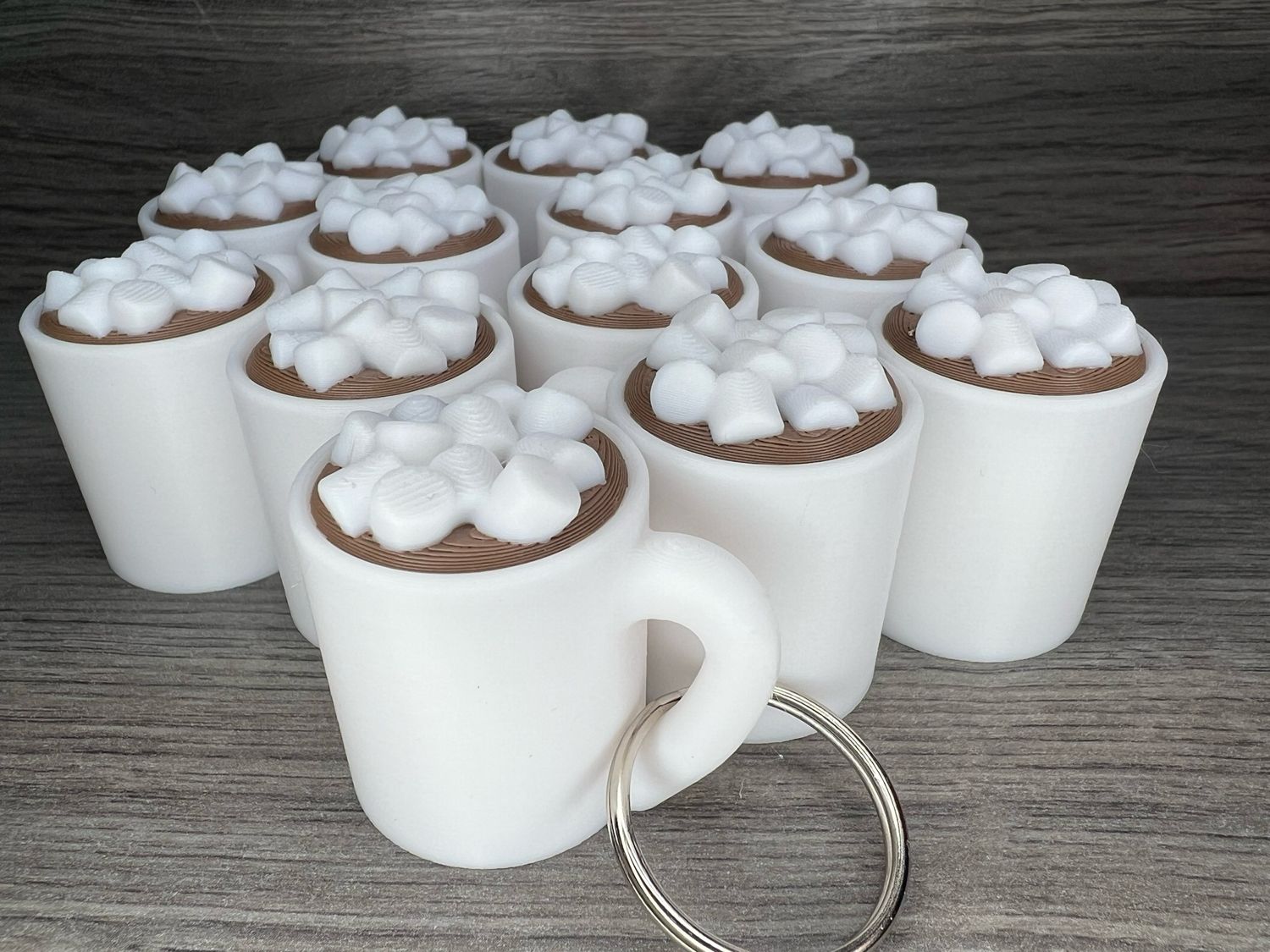 Hot Chocolate Mug Keychains