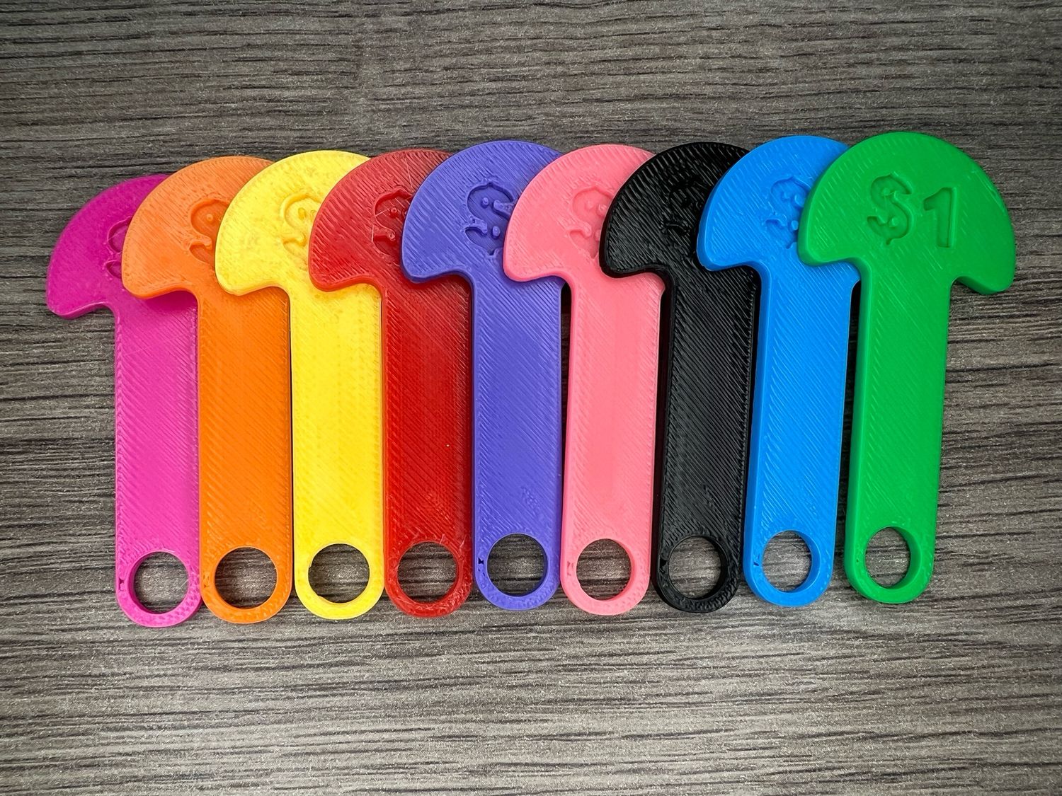 Removable Cart Coin for Shopping Carts