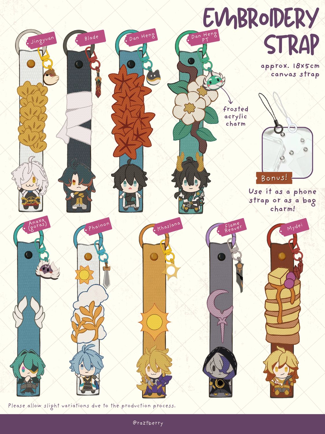 [PO] Embroidery Strap