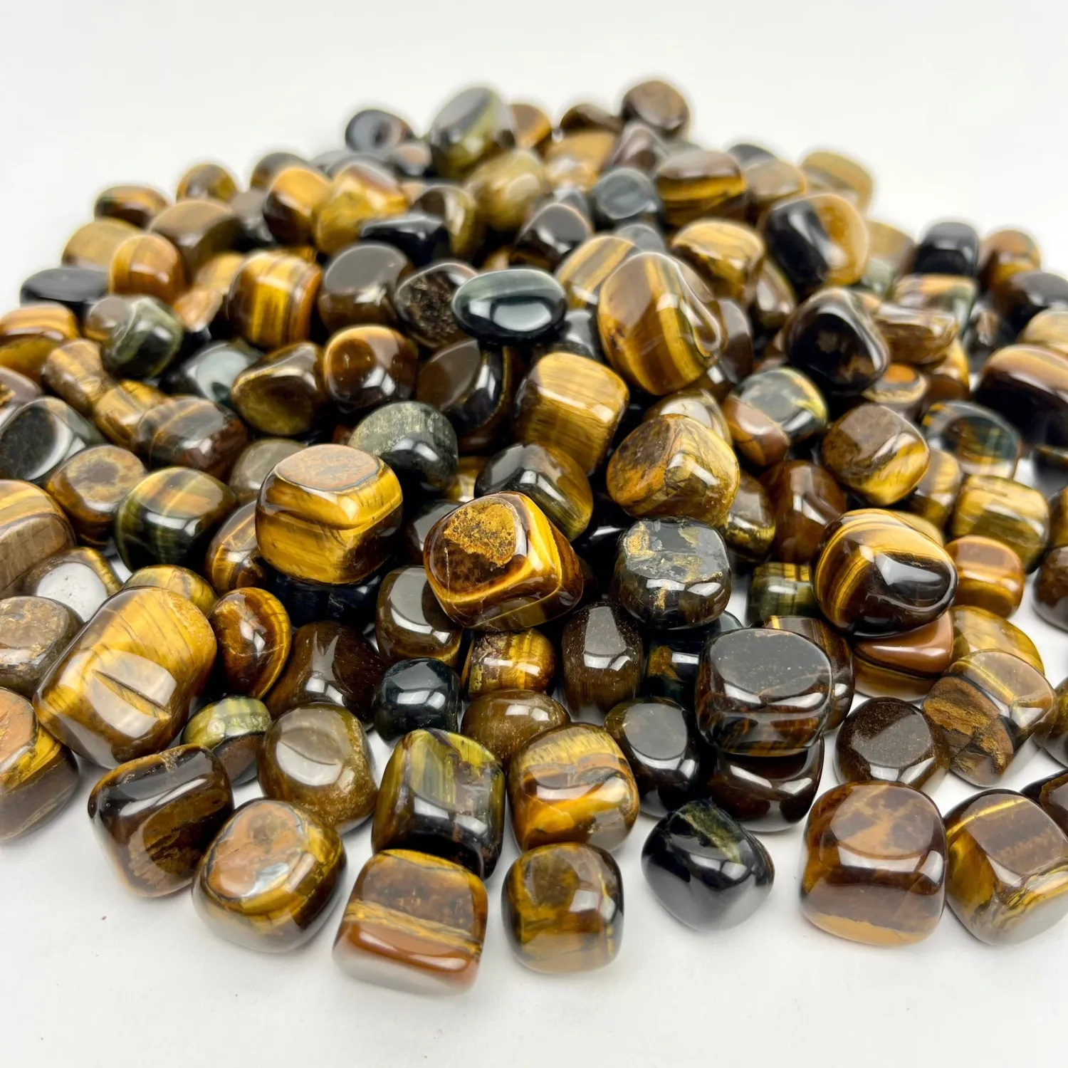 Tiger Eye Tumbled 10-30mm (South Africa) Set of 10