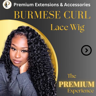 Burmese Curl Lace Wig