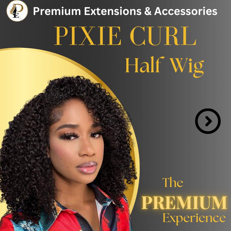 Pixie Curl Half Wig