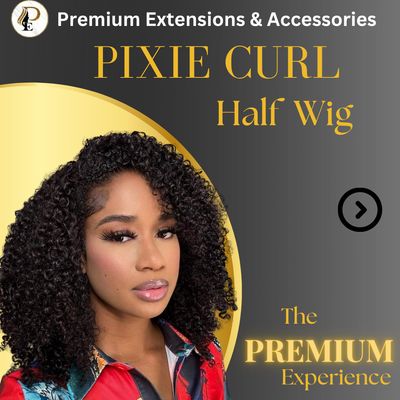 Pixie Curl Half Wig