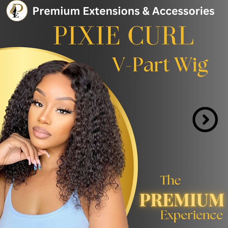 Pixie Curl V-Part Wig