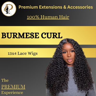 Burmese Curl Lace Wig