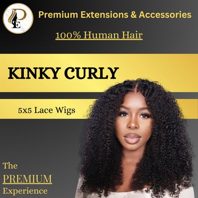 Kinky Curly 5x5 Lace Wig