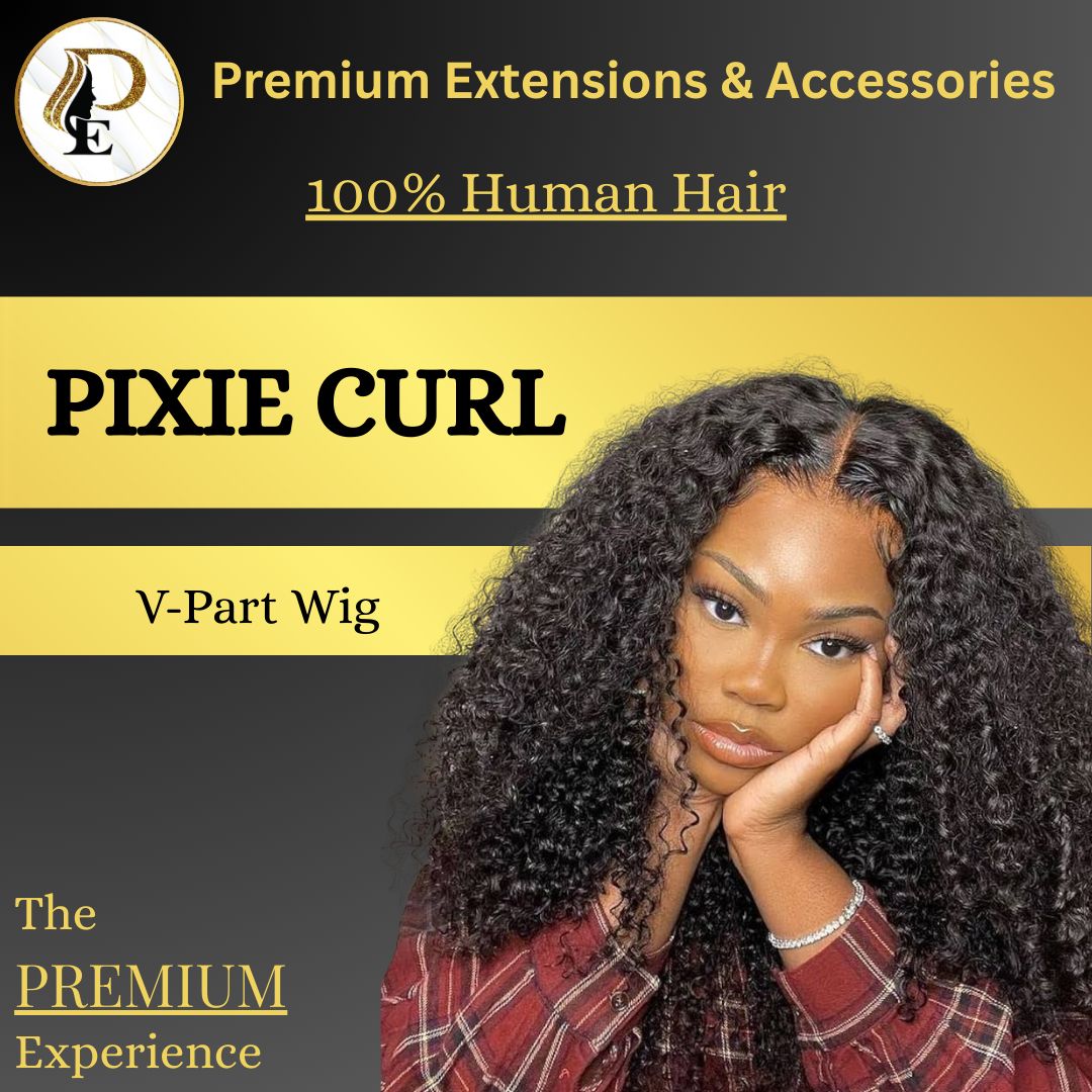 Pixie Curl V-Part Wig