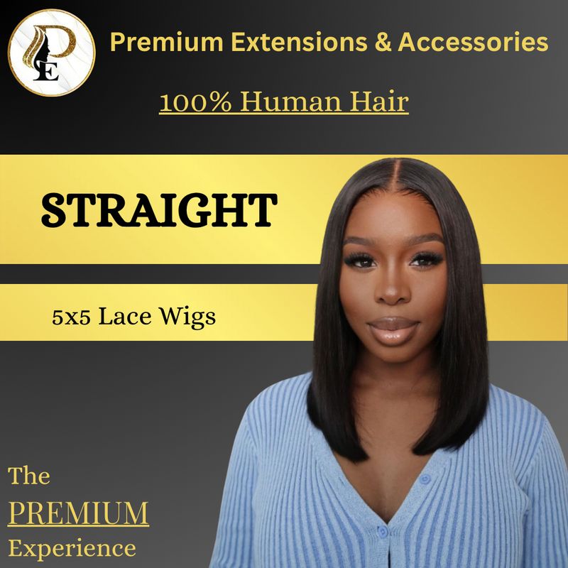 Straight 5x5 Lace Wig