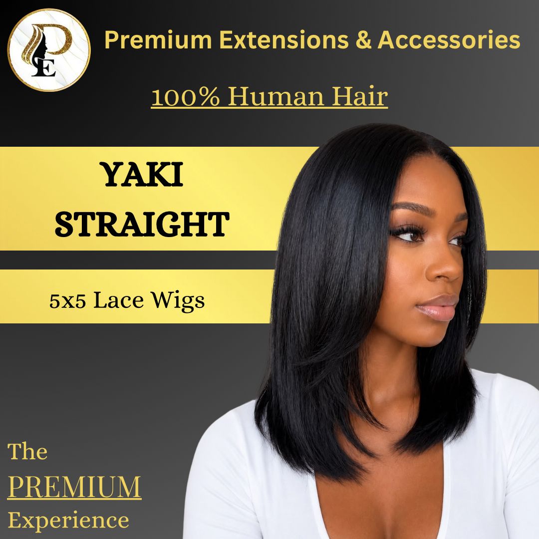 Yaki Straight 5x5 Lace Wig