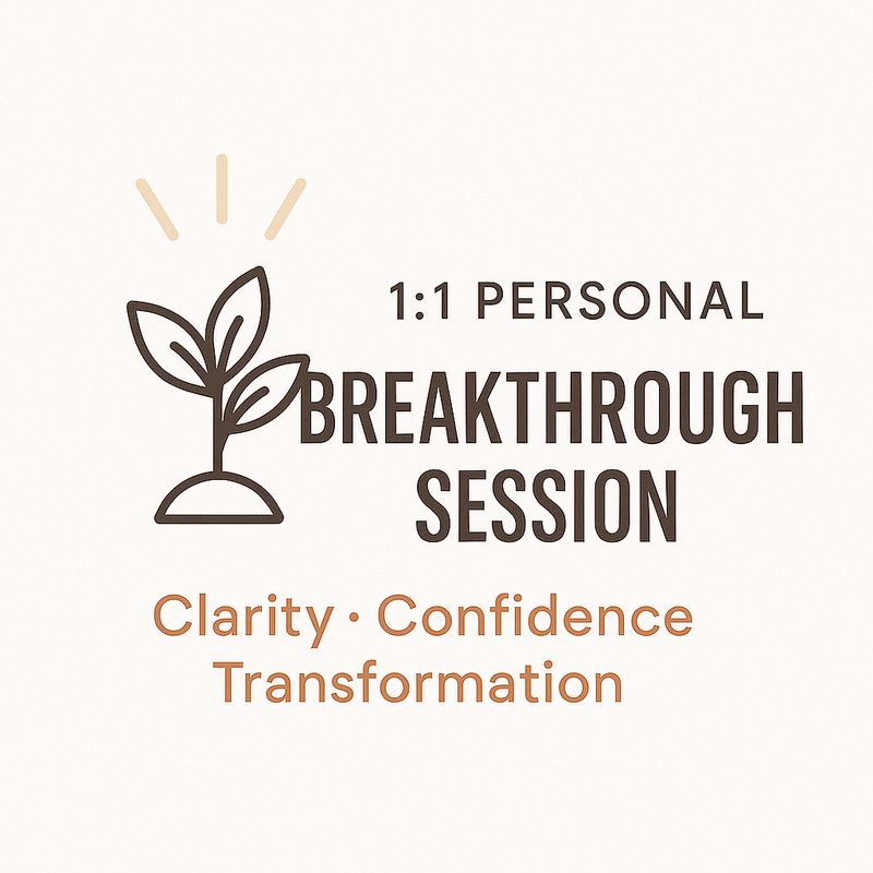 1:1 Personal Breakthrough Session (90 mins)