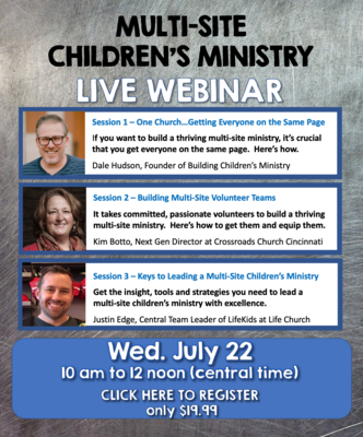 Multi-Site Children's Ministry Webinar