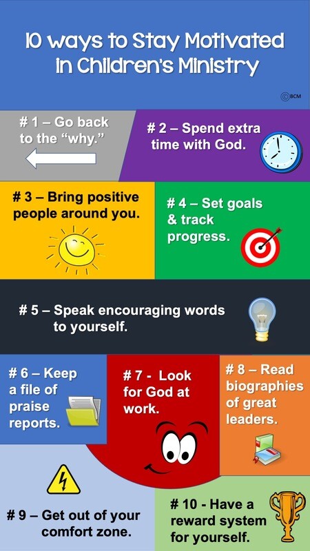 10 Ways to Stay Motivated in Children&#39;s Ministry
