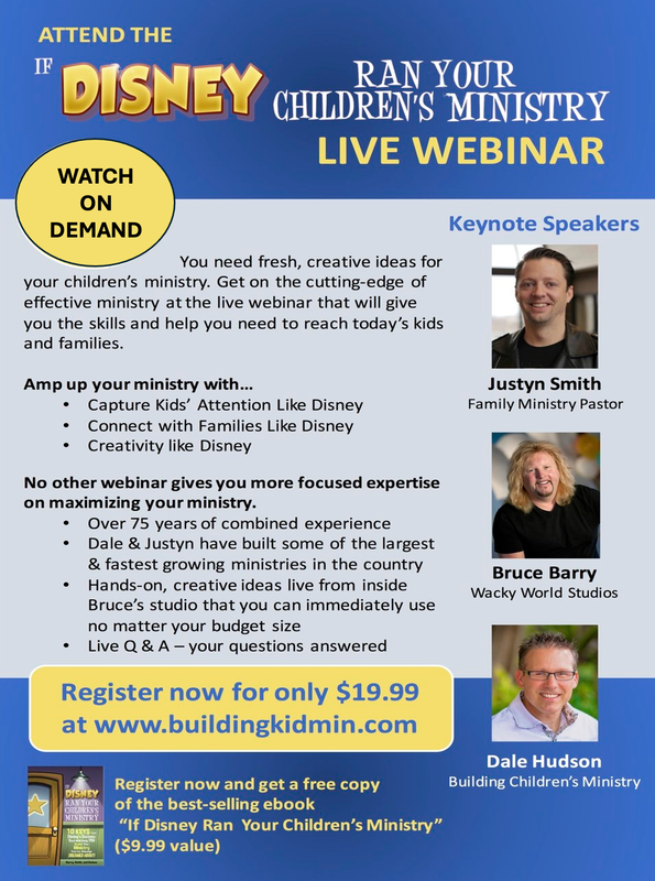 If Disney Ran Your Children&#39;s Ministry Webinar