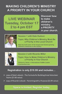 Making Children's Ministry a Priority           (Live Webinar)