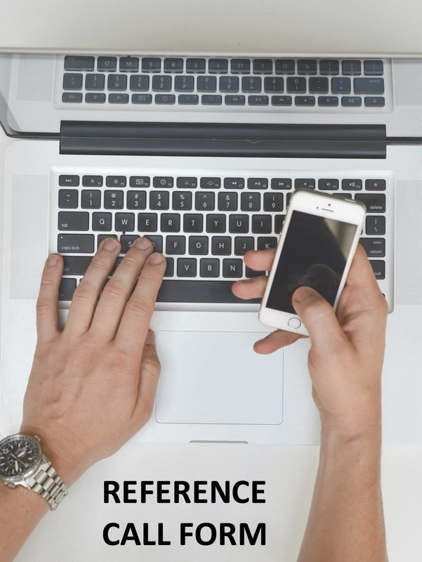 VOLUNTEER REFERENCE CALL FORM