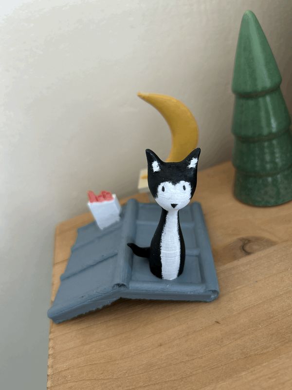 Le chat sur le toit