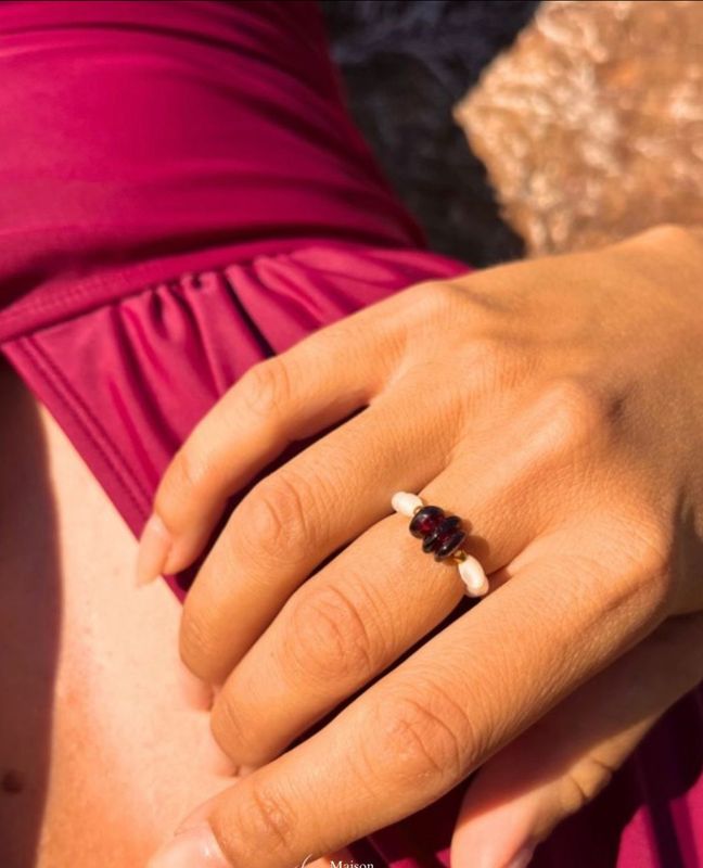 Bague Grenat