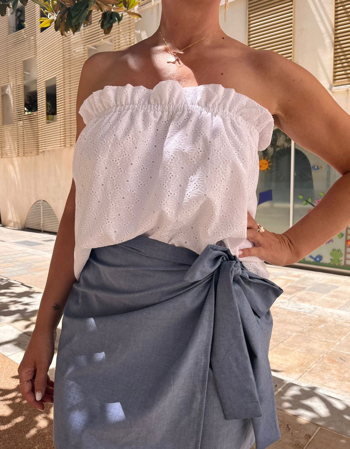 Jupe Azurée