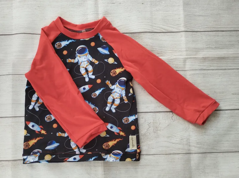 Langarmshirt Astronaut Gr. 104